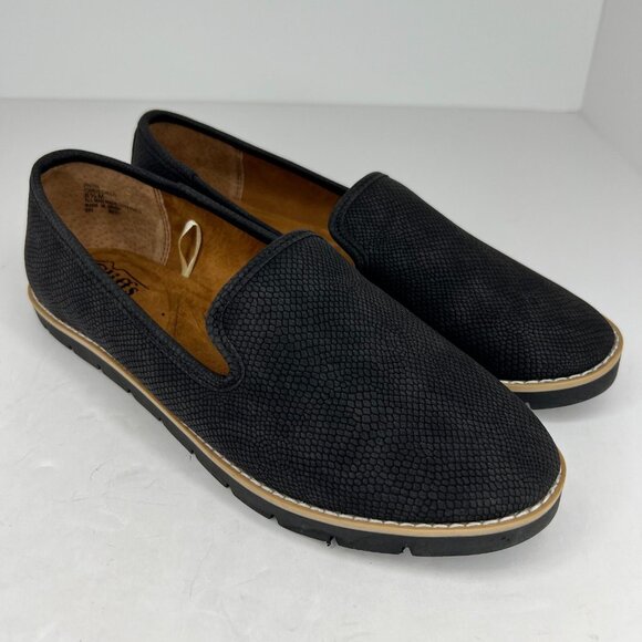 Cliffs by White Mountain Womens C30525 Dallis Black Slip On Size 8.5 M Loafers - Picture 2 of 11